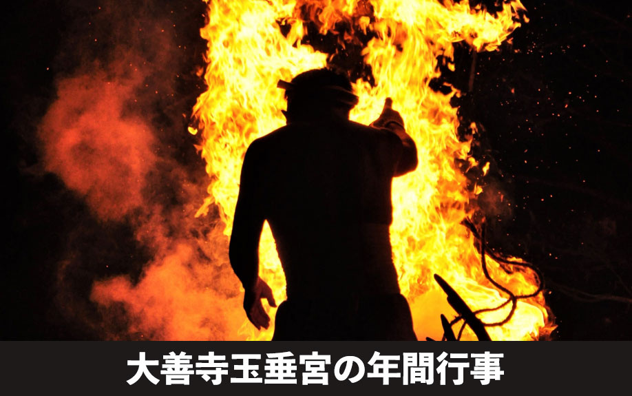 久留米市にある大善寺玉垂宮の年間行事