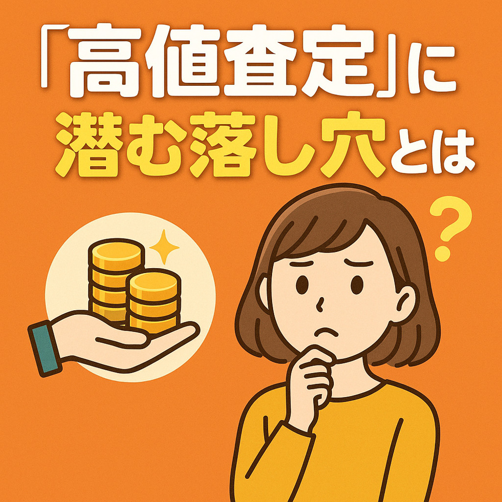 不動産売却で「高値査定」に惑わされない！仕組みと上手に高く売るコツの画像