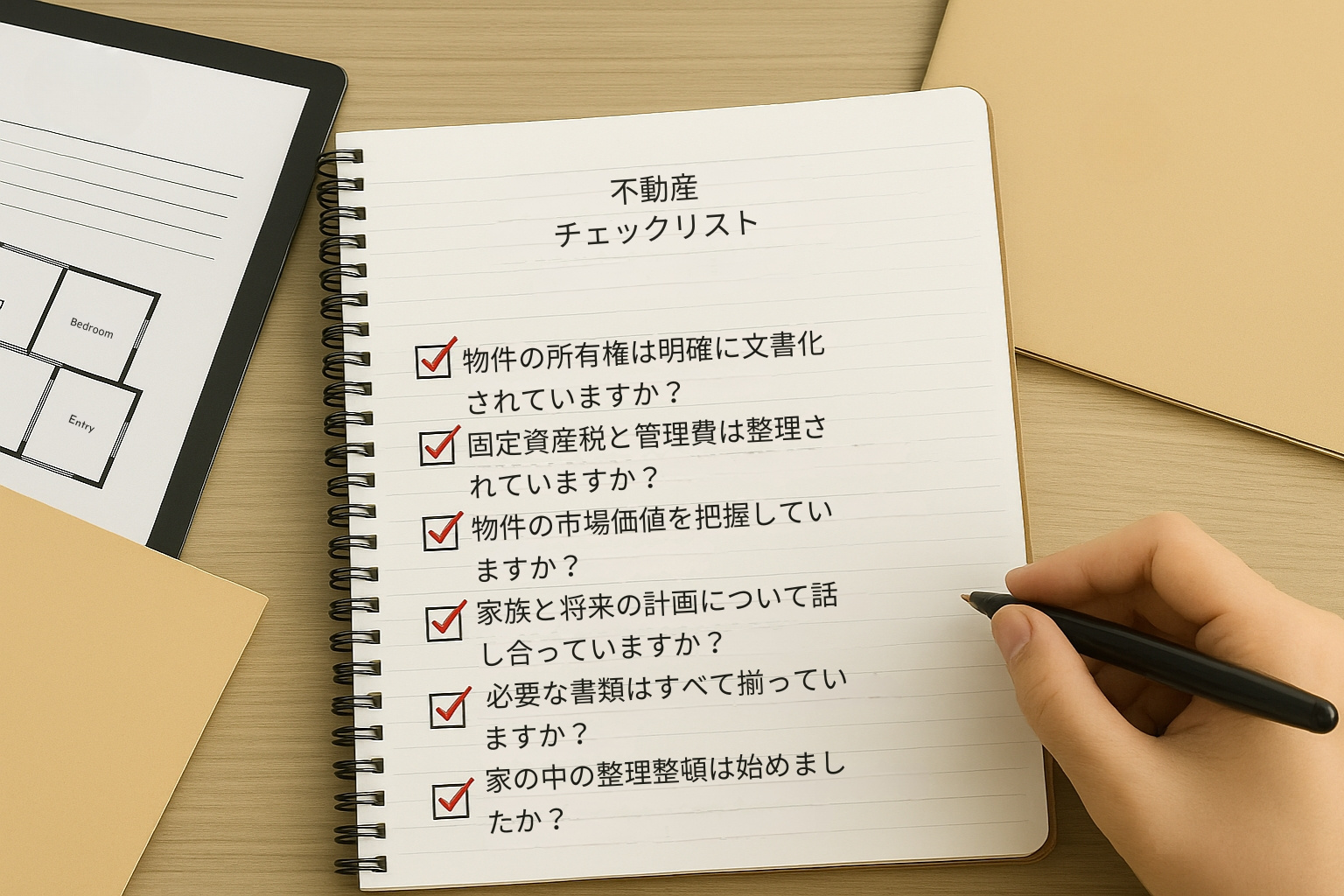 相続前にやっておくべき「不動産整理」チェックリスト|後悔しない準備のすすめの画像