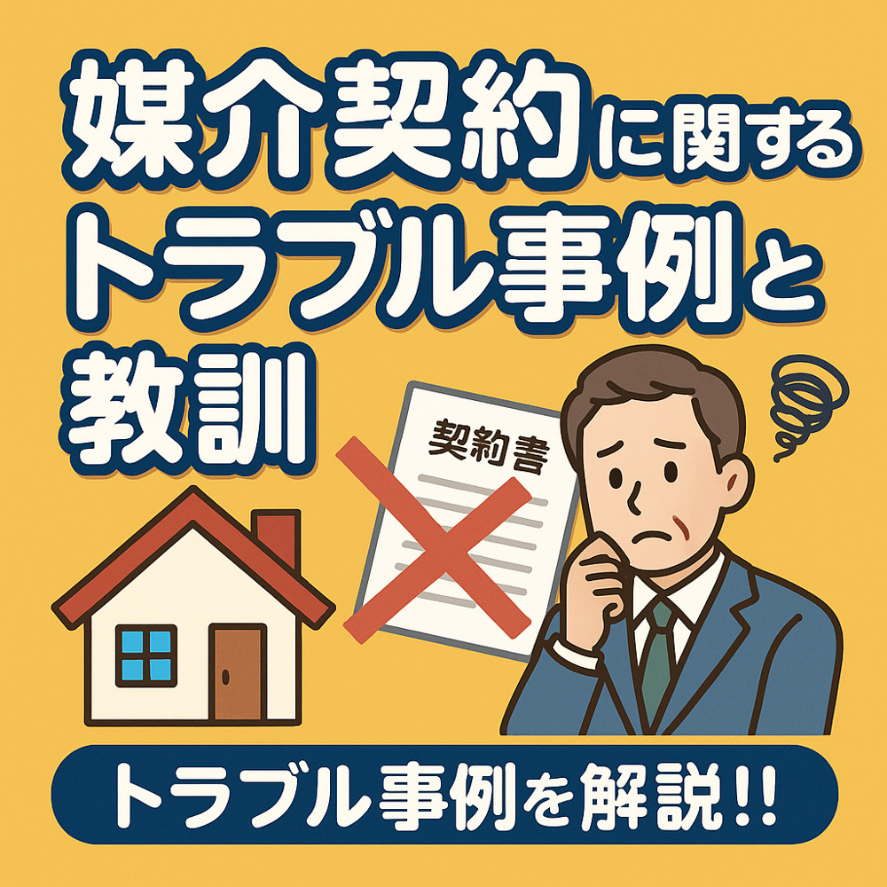 不動産売却で気をつけたい！媒介契約に関するトラブル事例と教訓の画像