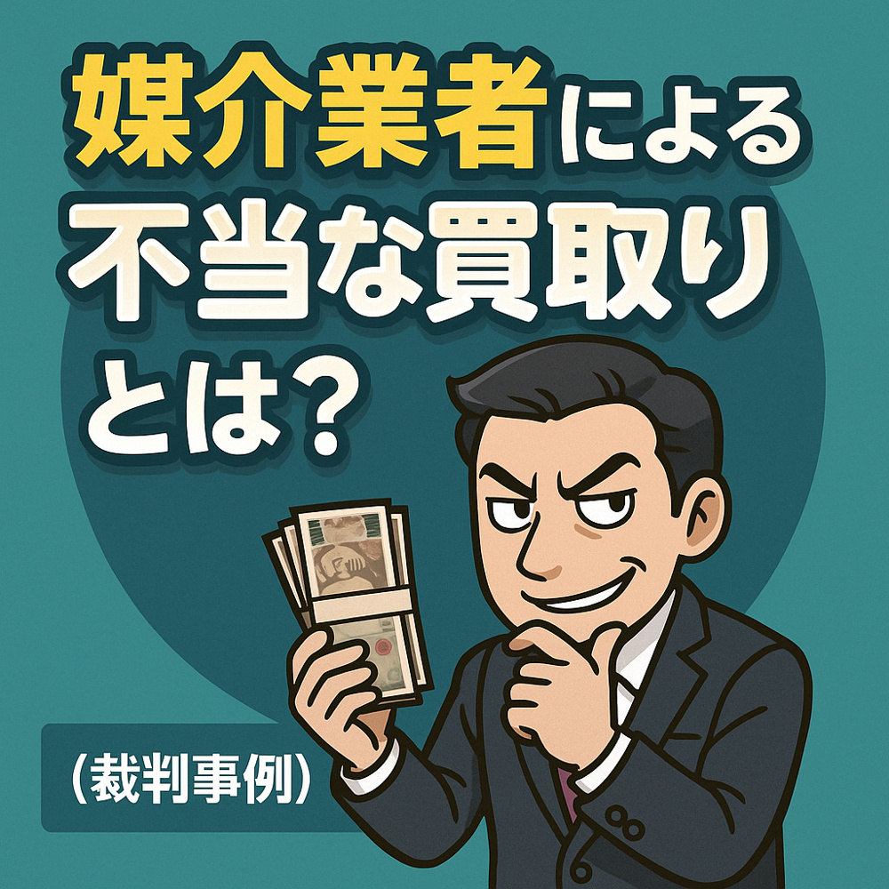 媒介業者による不当な買取りとは？の画像
