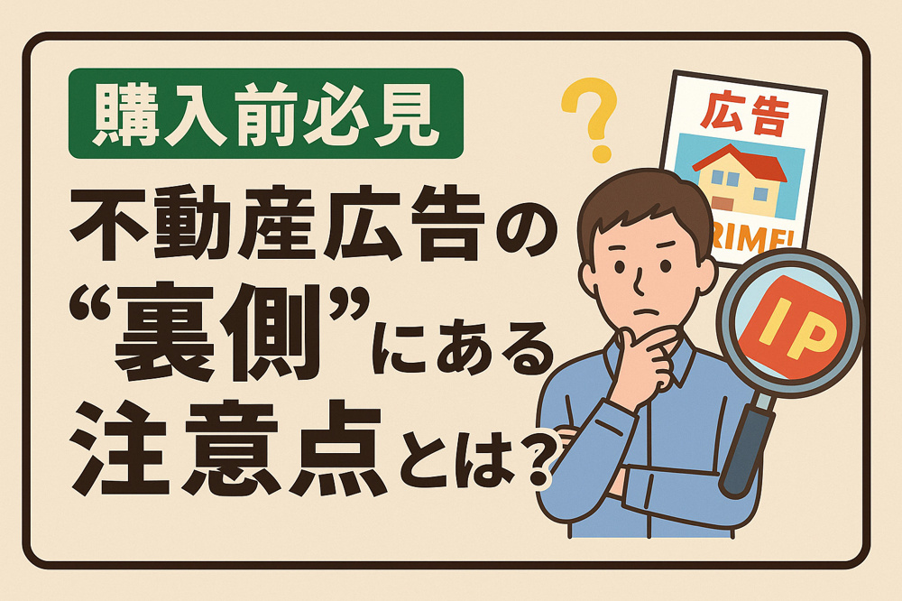【購入前必見】不動産広告の“裏側”にある注意点とは？の画像