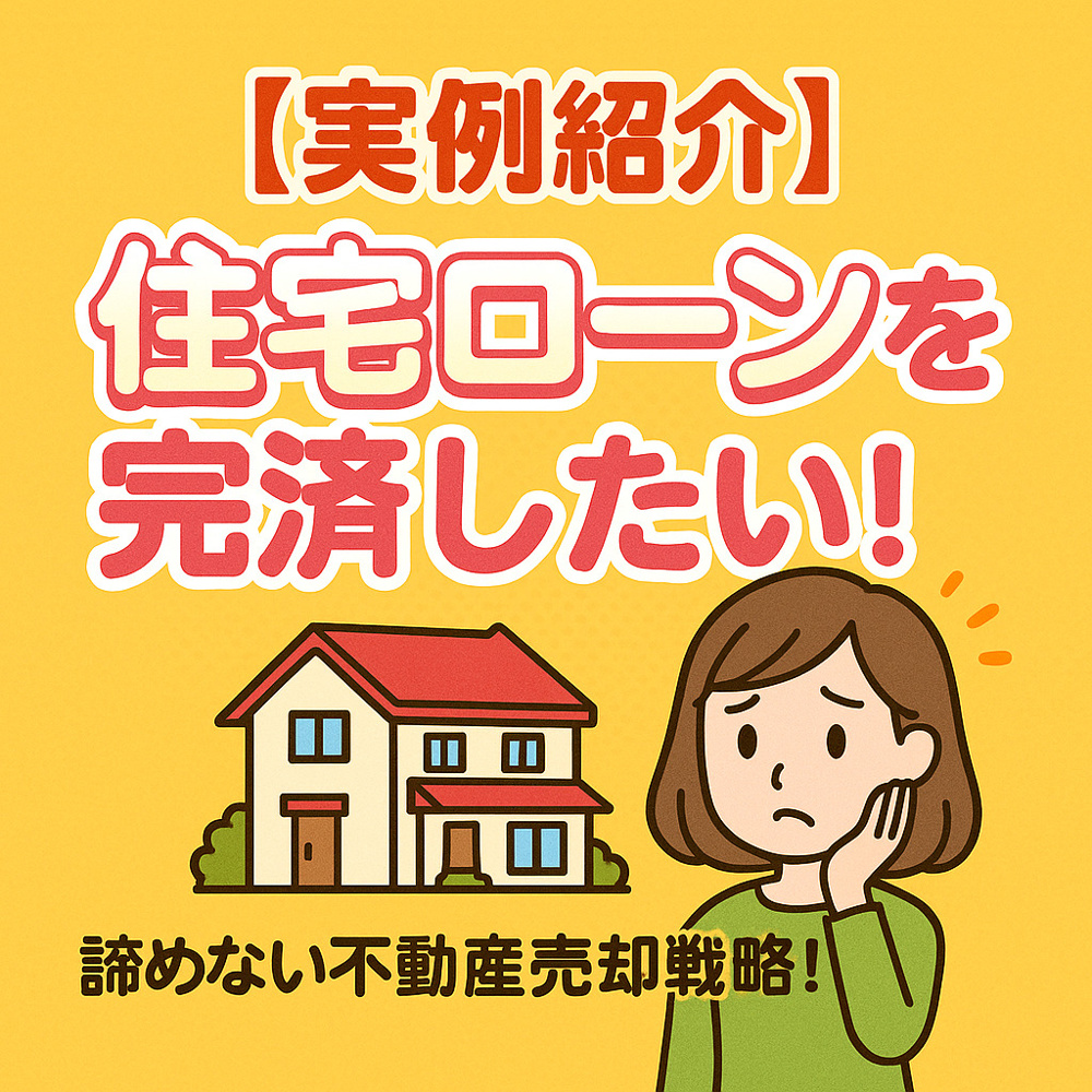 【実例紹介】住宅ローンも借入も清算したい！の画像