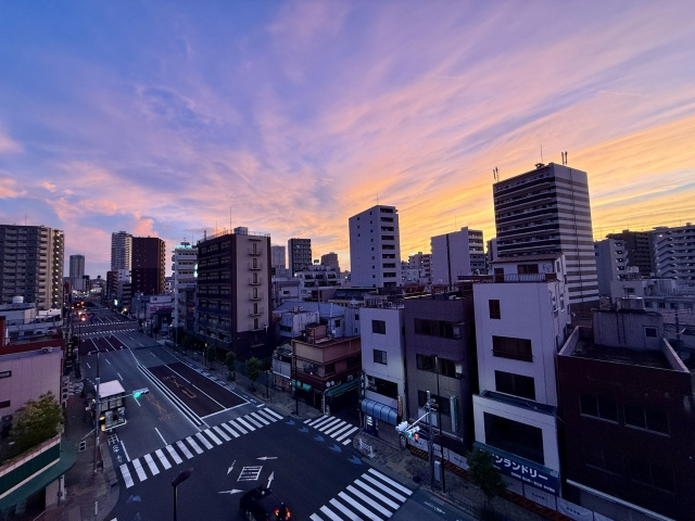 南千住駅周辺の街並み
