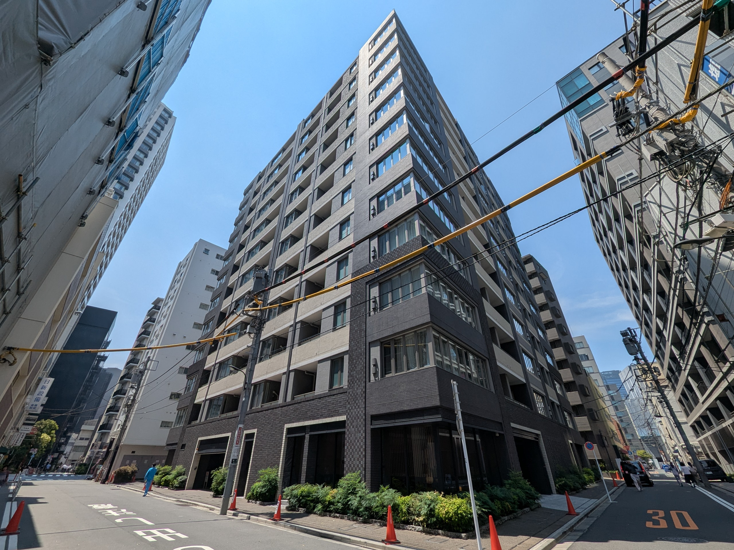 クレヴィア東京八丁堀新川ザ・レジデンスの外観