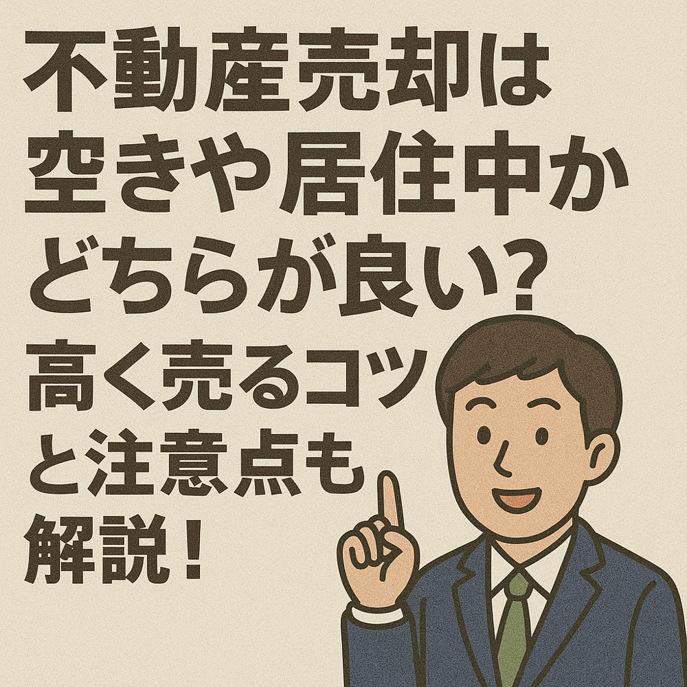 不動産売却は空家か居住中かどちらが良い？高く売るコツと注意点も解説の画像