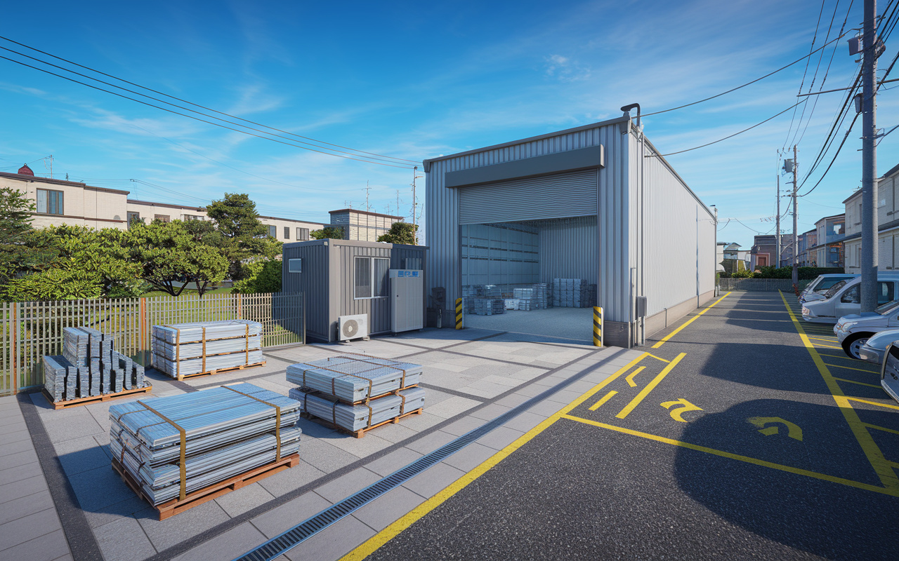 資材置場や倉庫の賃貸テナントを大阪で選ぶには？堺市で建築会社が活用できる物件の探し方の画像