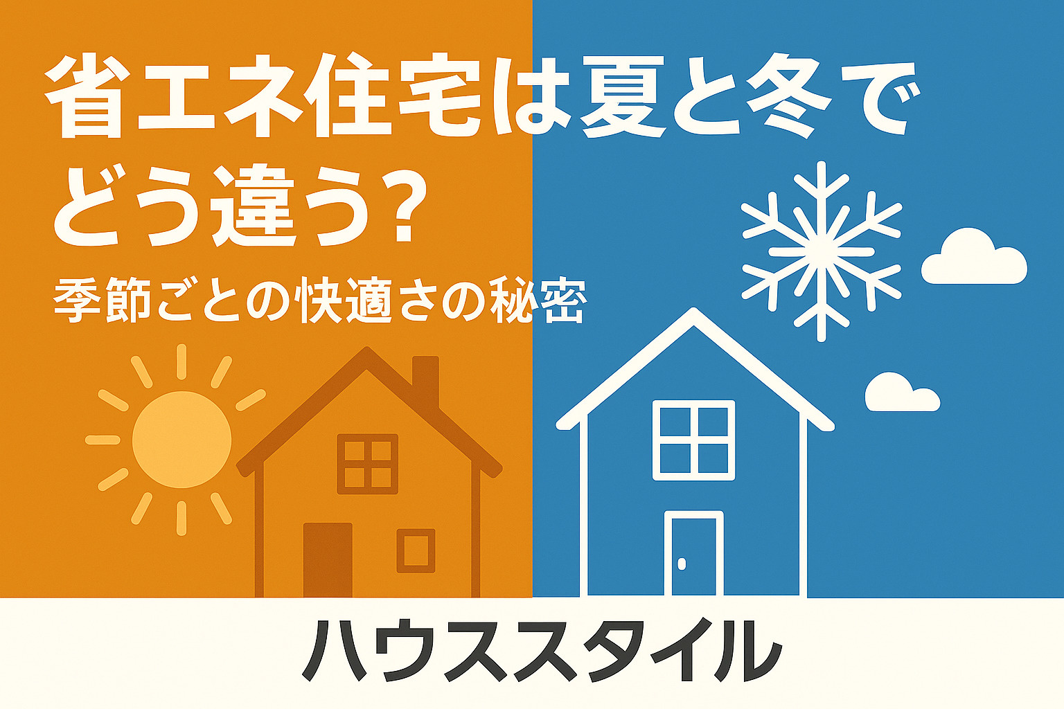 省エネ住宅は夏と冬でどう違う？季節ごとの快適さの秘密の画像