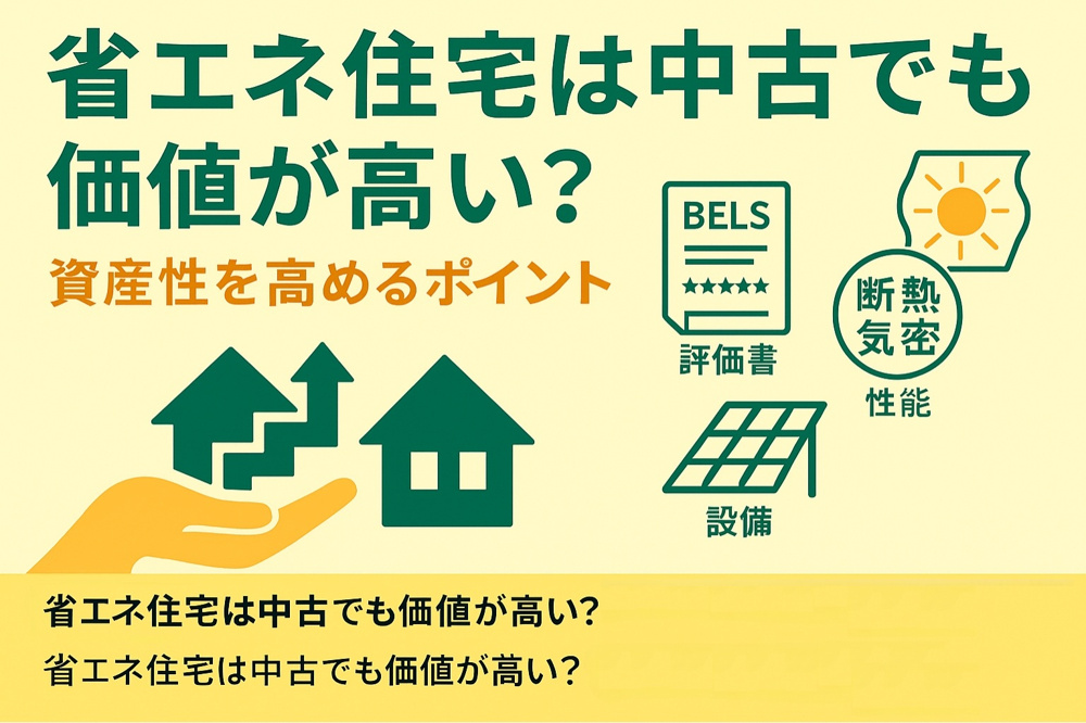 省エネ住宅は中古でも価値が高い？資産性を高めるポイント解説の画像