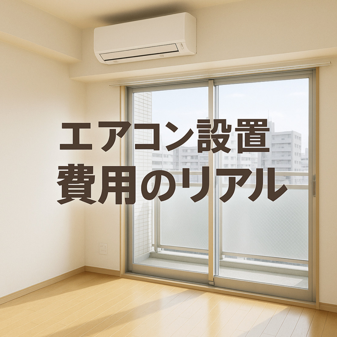 室外機置き場で変わるエアコンの設置費用～名古屋 My賃貸～の画像