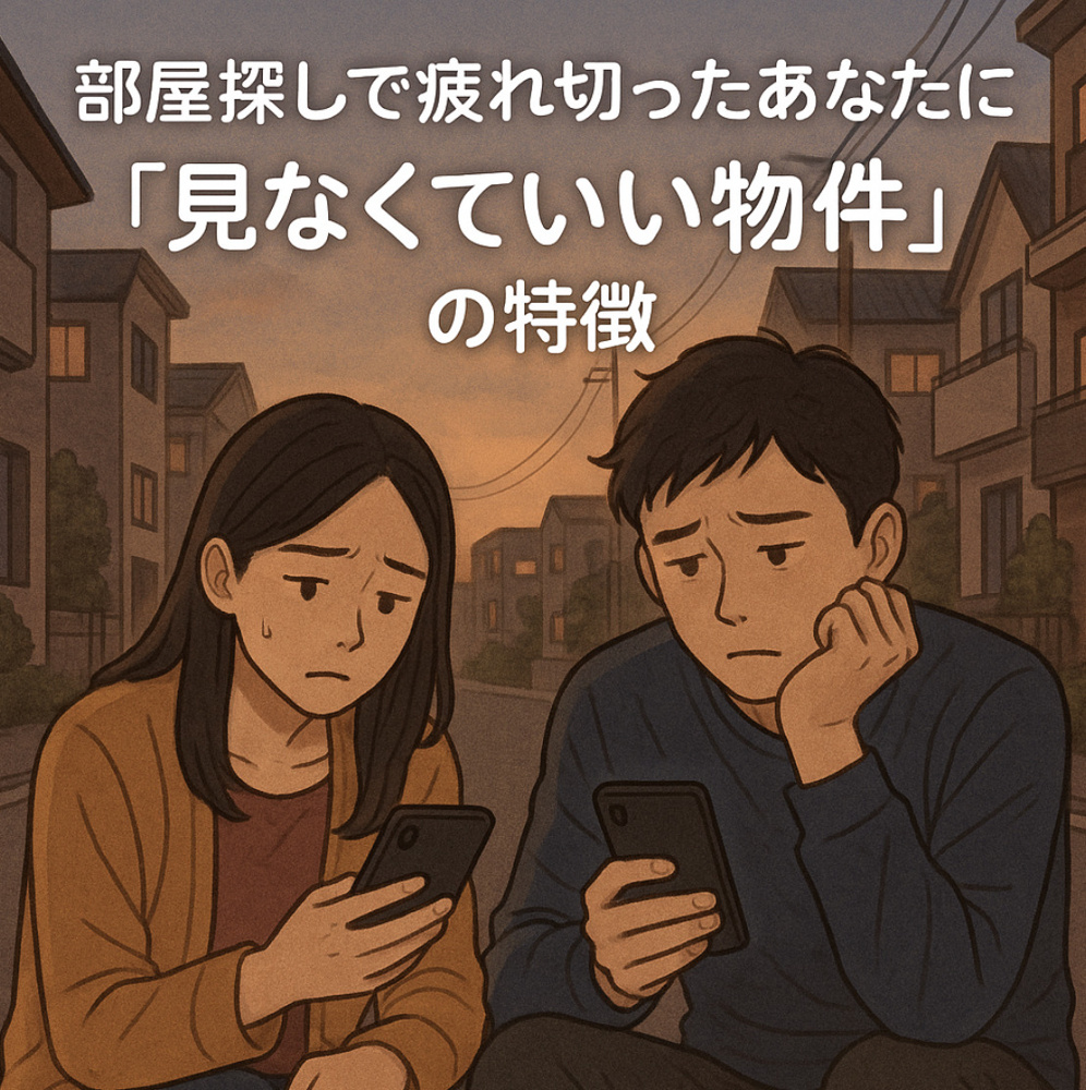 部屋探しで疲れ切ったあなたに贈る“見なくていい物件”の特徴~名古屋　My賃貸~の画像