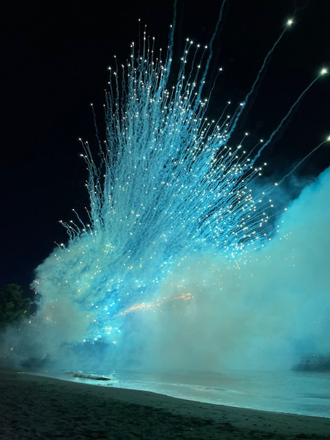 葉山の花火の画像