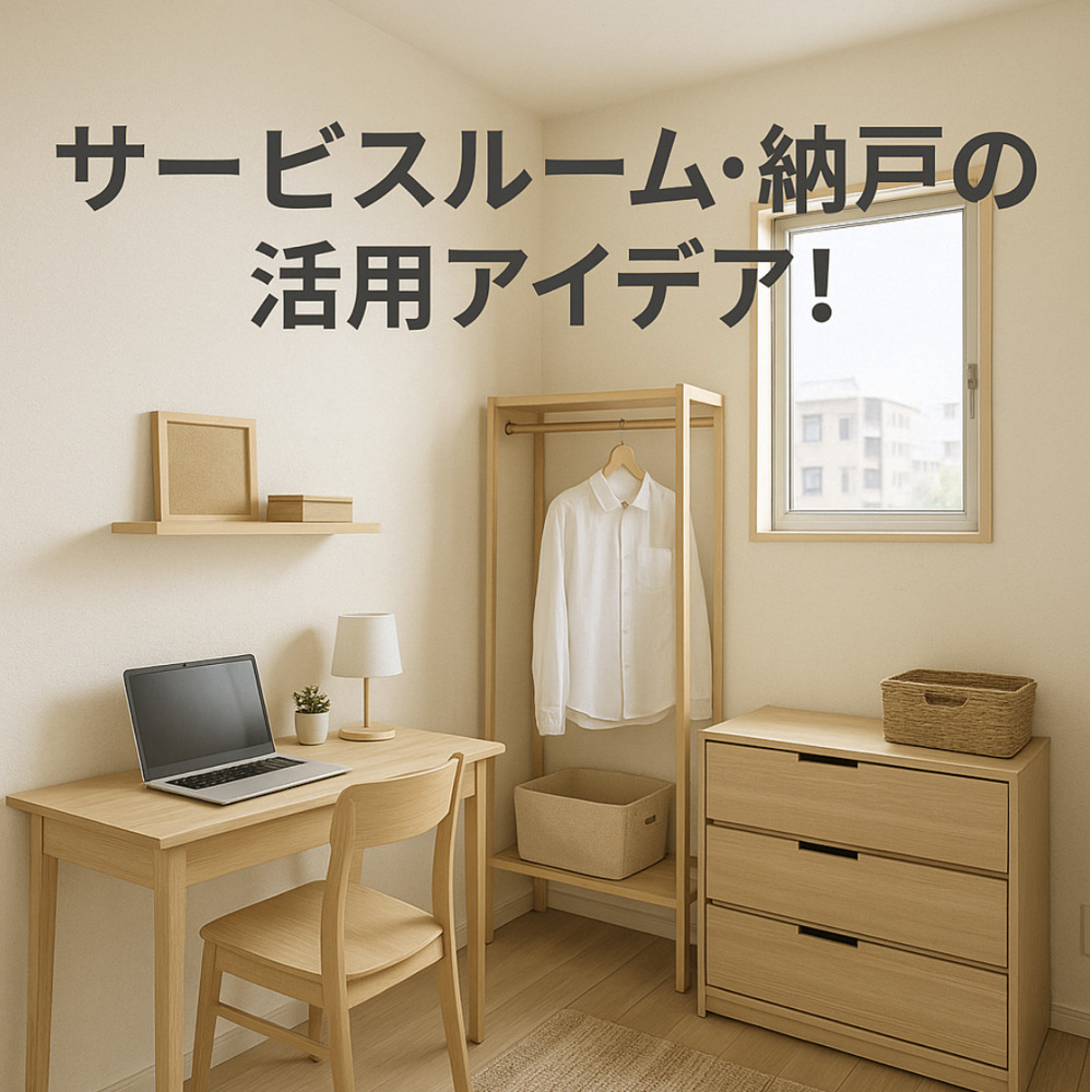 サービスルームや納戸のオススメ活用法！狭い空間でも可能性は無限大？～名古屋 My賃貸～の画像