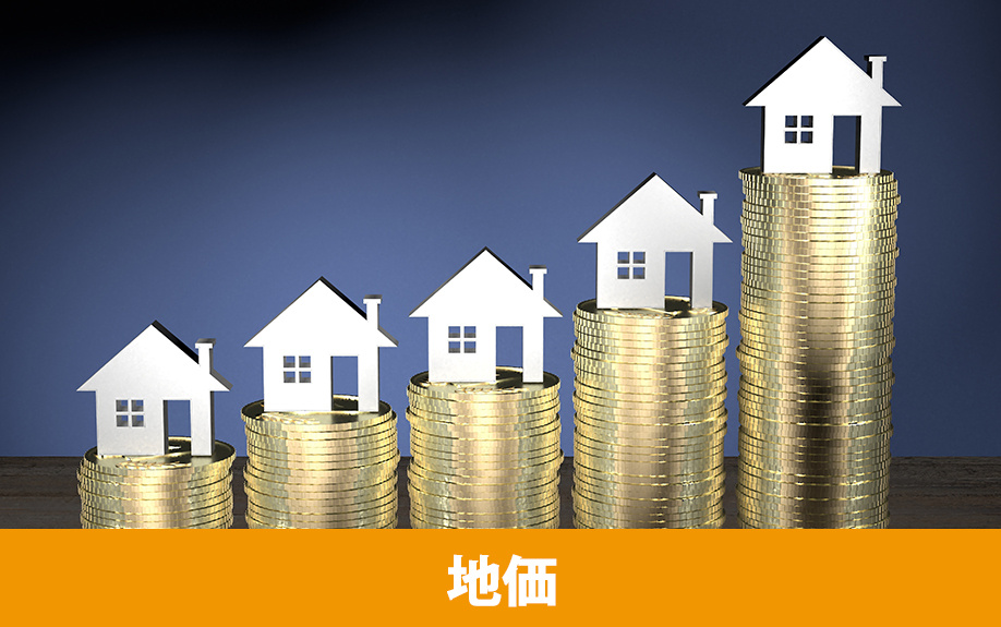 草津市で不動産を売りたい方の地価