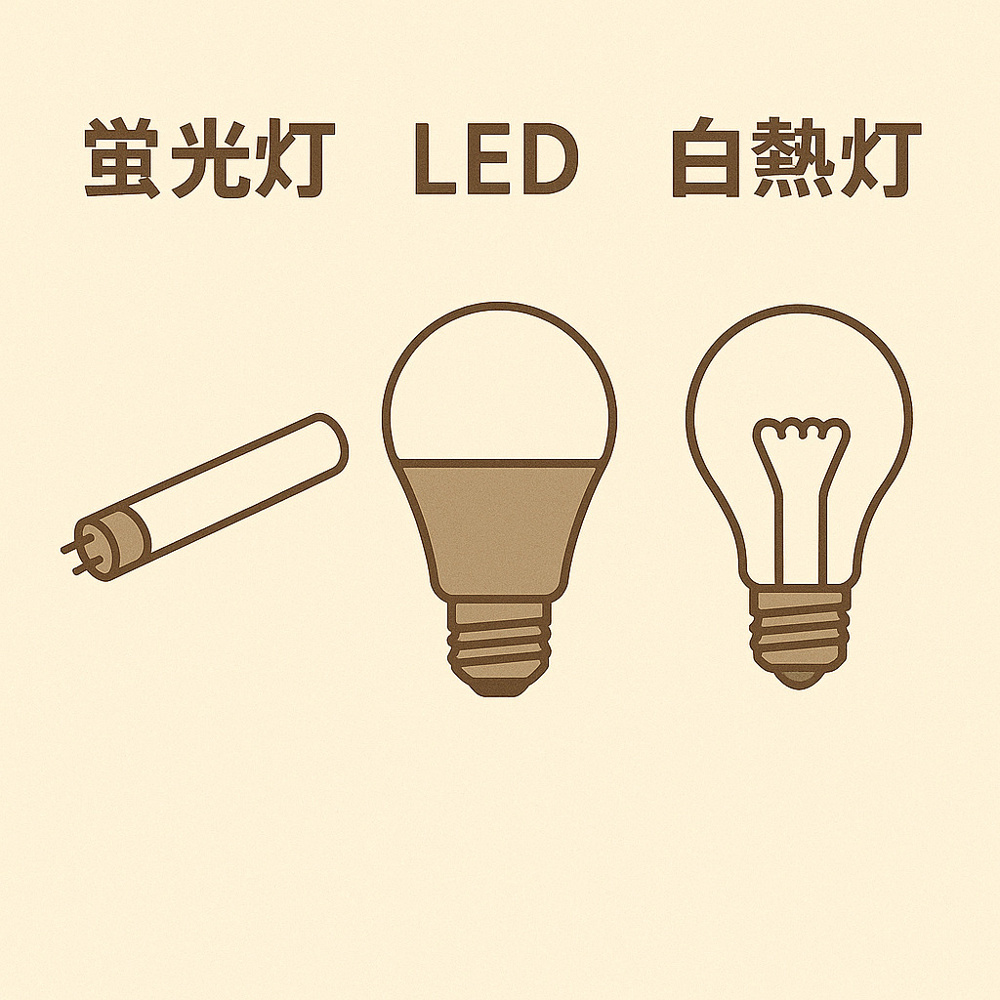 日本の照明器具の種類と特徴を知っておこう  ―― 蛍光灯・LED・白熱灯の違いとコスト・寿命・維持費 の画像
