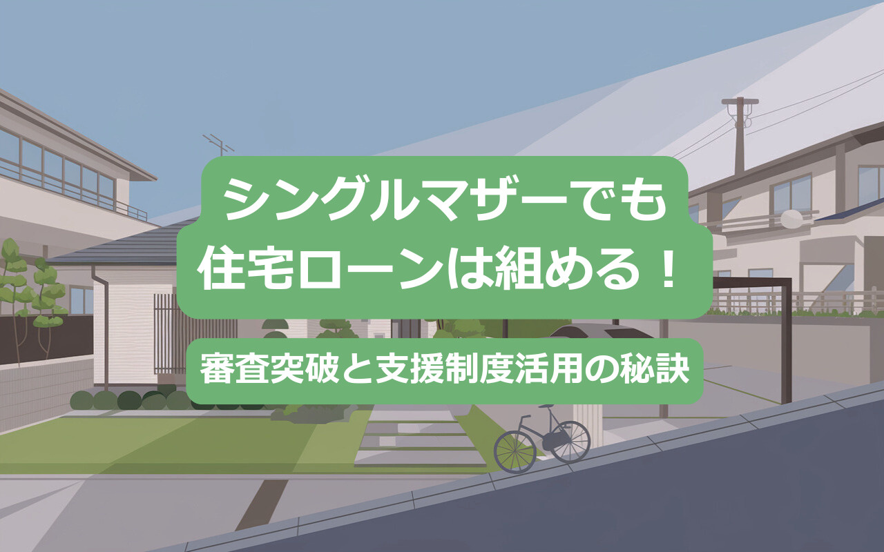 シングルマザーでも住宅ローンは組める！審査突破と支援制度活用の秘訣の画像
