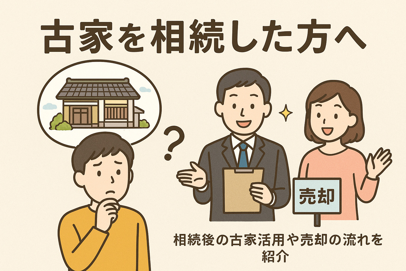 西淀川区で古家を相続した方へ活用法は？相続後の古家活用や売却の流れを紹介の画像