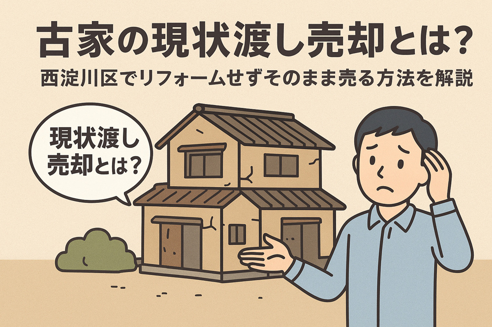 古家の現状渡し売却とは？西淀川区でリフォームせずそのまま売る方法を解説の画像