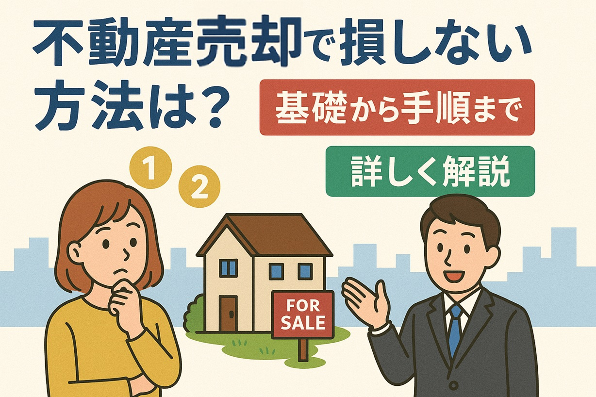 不動産売却で損しない方法は？基礎から手順まで詳しく解説の画像