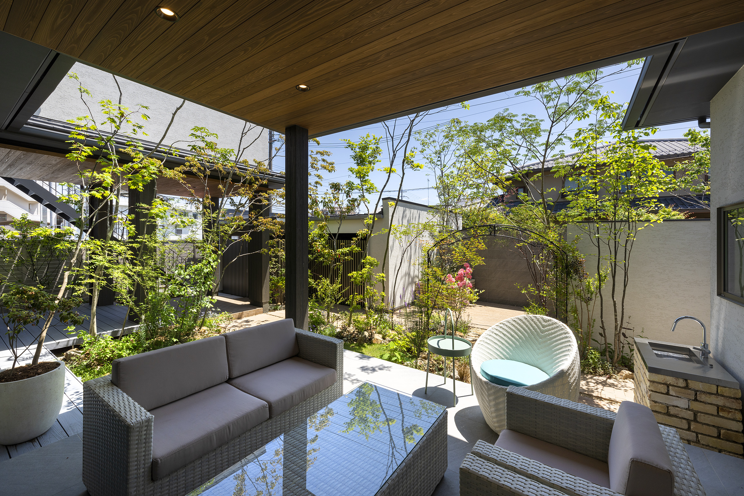 テラス・庭　施工例の画像