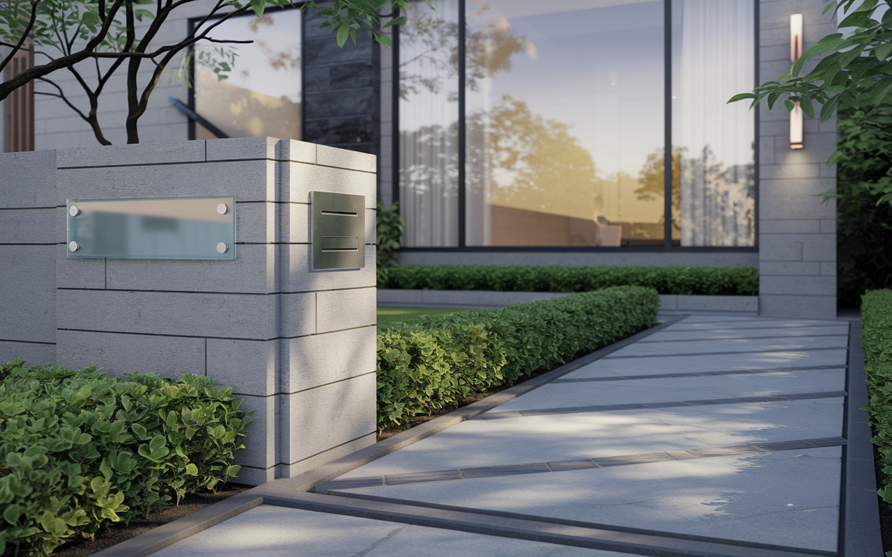 表札は住まいの印象を左右するアイテム！門札やガラスタイプの特徴もご紹介の画像