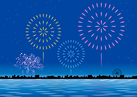 花火大会の画像