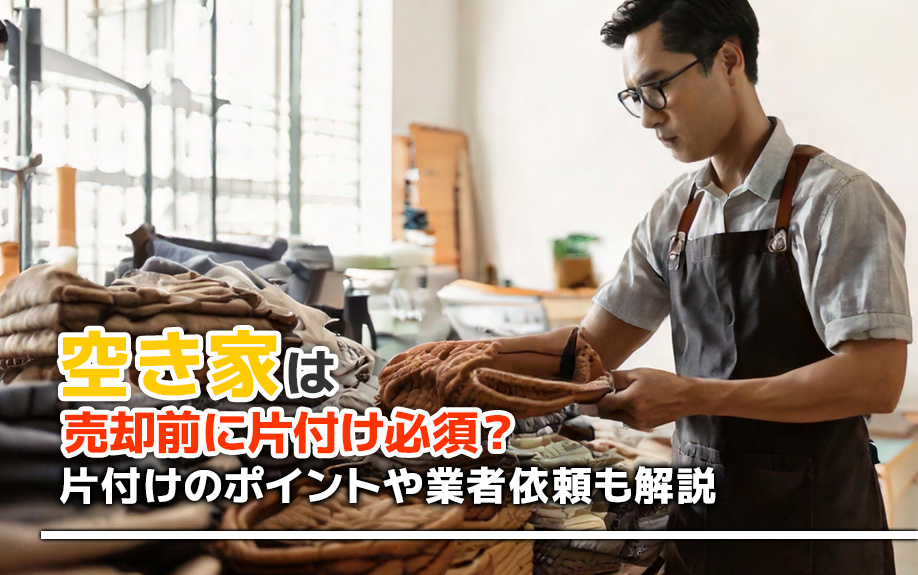 空き家は売却前に片付け必須？片付けのポイントや業者依頼も解説
