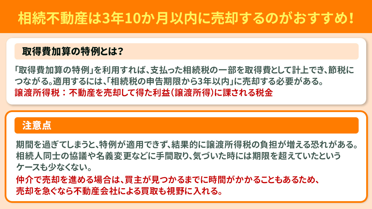 相続不動産は3年10か月以内に売却するのがおすすめ！その理由とは