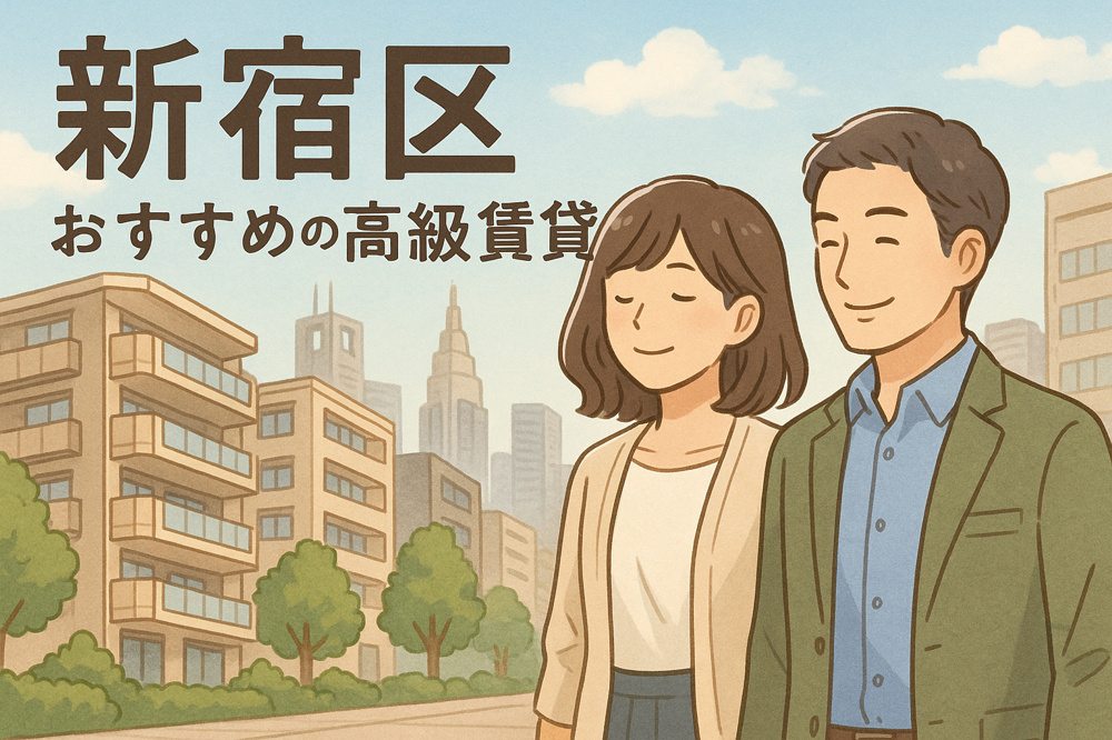 ビジネスとカルチャーが交差する新宿区で、理想の高級賃貸暮らしをの画像