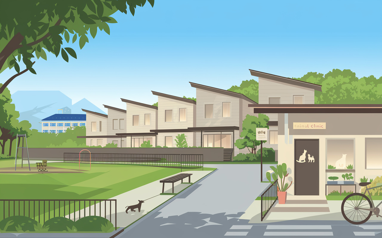 富里市で学区やペット飼育環境、動物病院情報を解説。各学区の特色