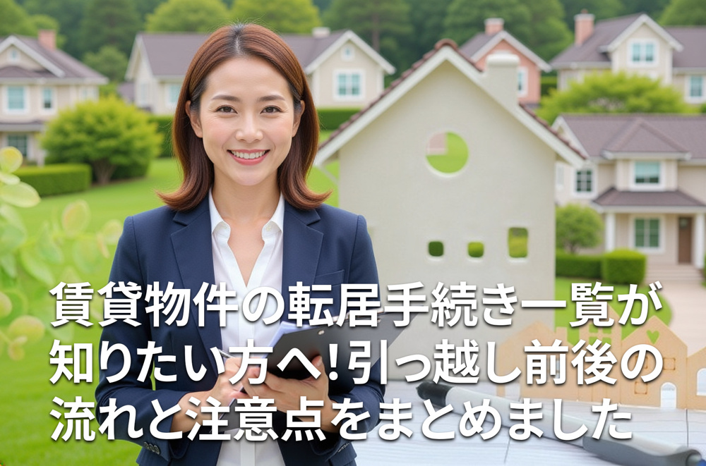 賃貸物件の転居手続き一覧が知りたい方へ！引っ越し前後の流れと注意点をまとめましたの画像