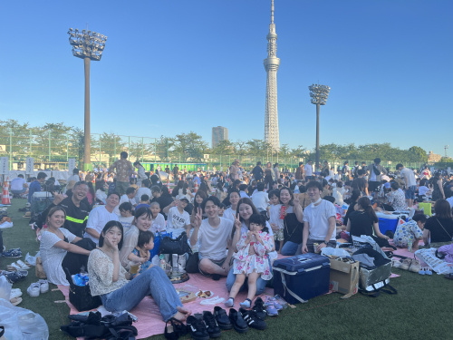 隅田川花火大会を楽しみました！の画像