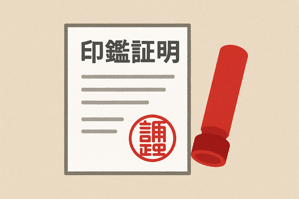 印鑑証明の画像
