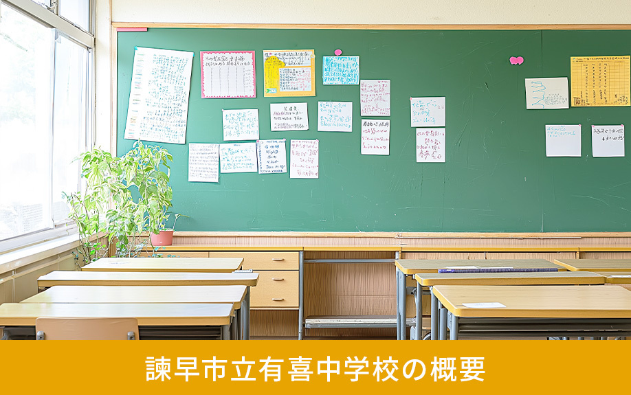 諫早市にある諫早市立有喜中学校の概要