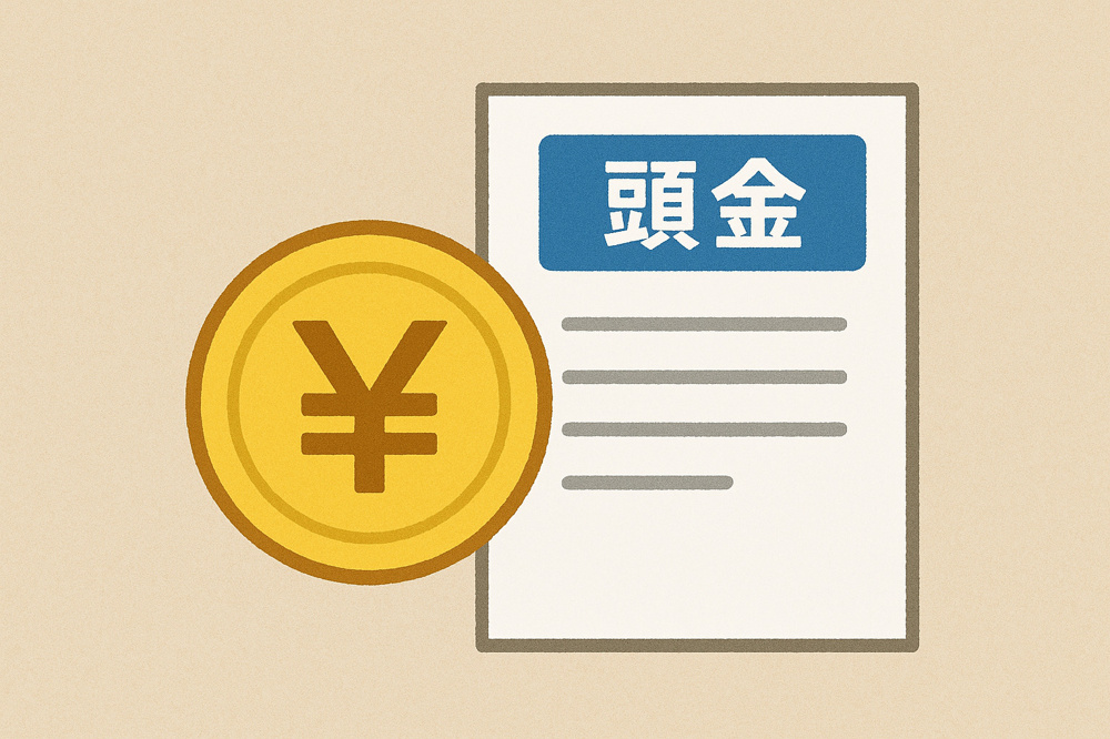 頭金の画像