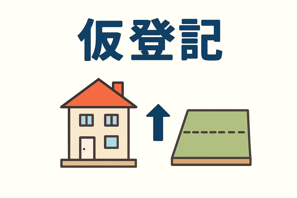 仮登記の画像