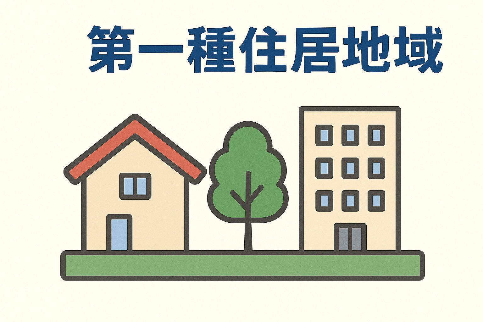 第一種住居地域の画像