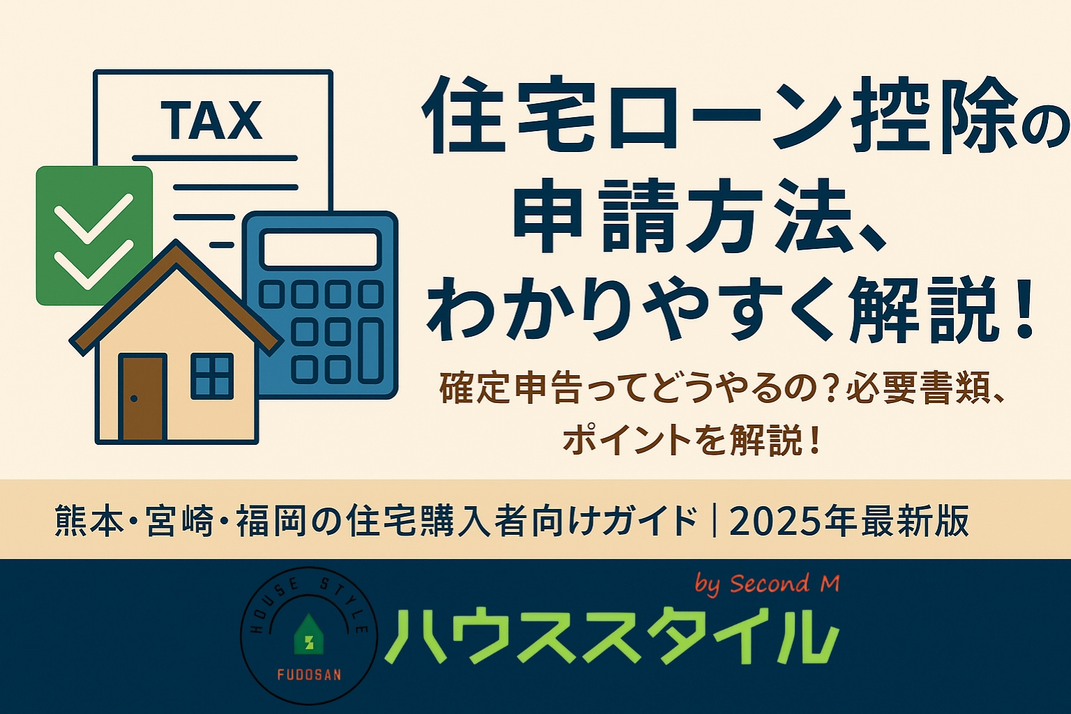 「住宅ローン減税とは？控除の仕組みと申請の流れを徹底解説｜熊本・宮崎・福岡版」の画像