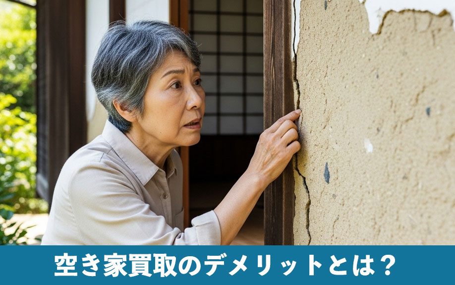 空き家買取のデメリットとは？