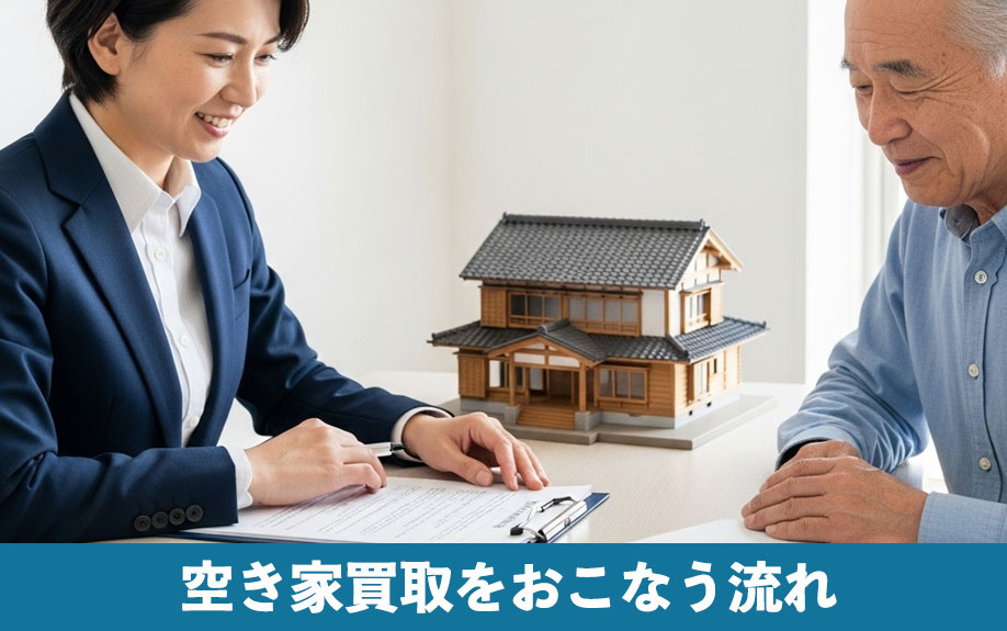 空き家買取をおこなう流れ