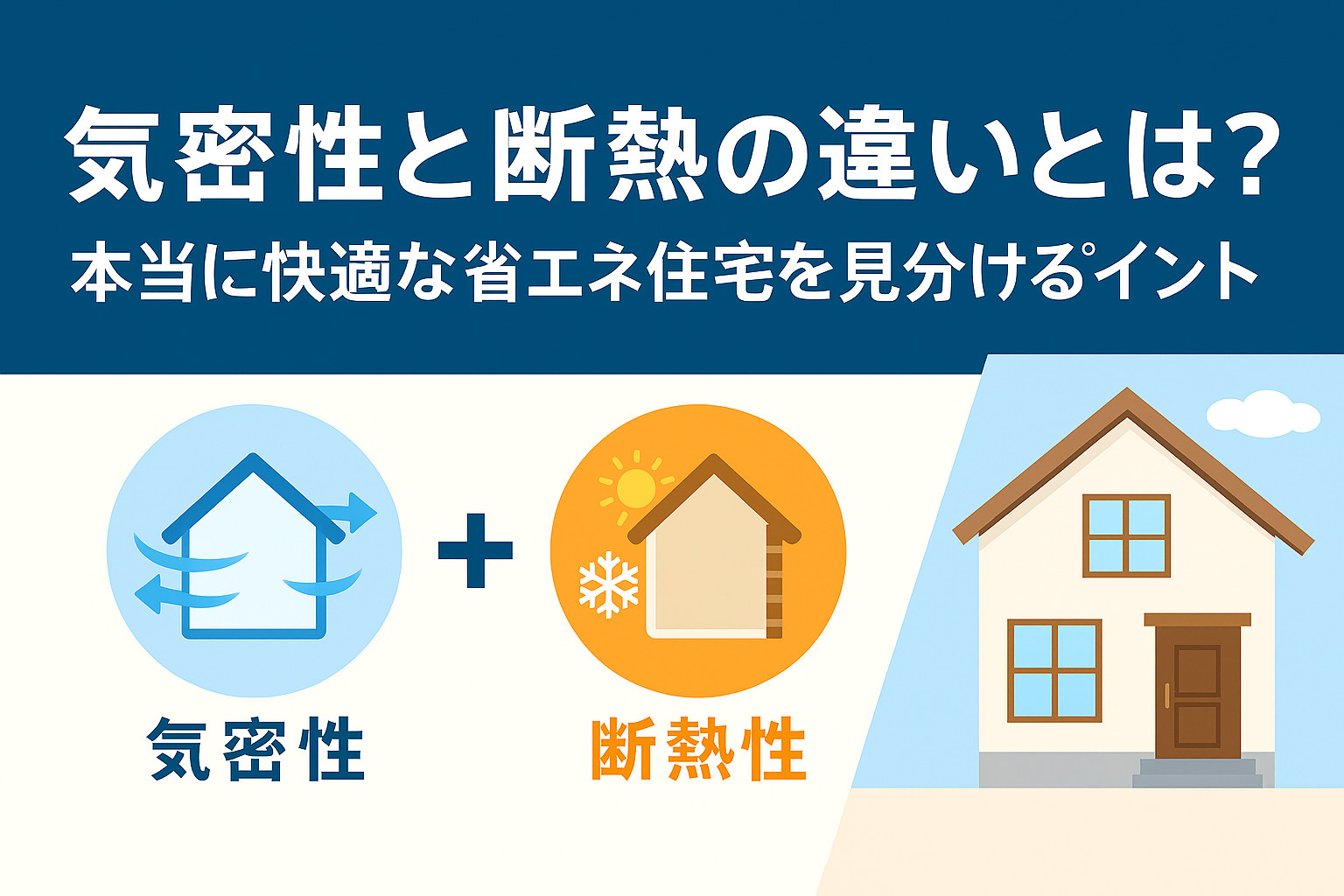 「気密性と断熱性の違いとは？本当に快適な省エネ住宅を見分けるポイント」の画像