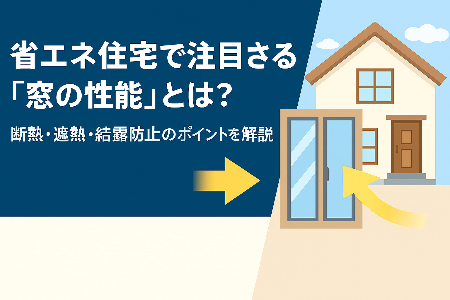 「省エネ住宅で注目される“窓の性能”とは？断熱・遮熱・結露防止のポイントを解説」の画像