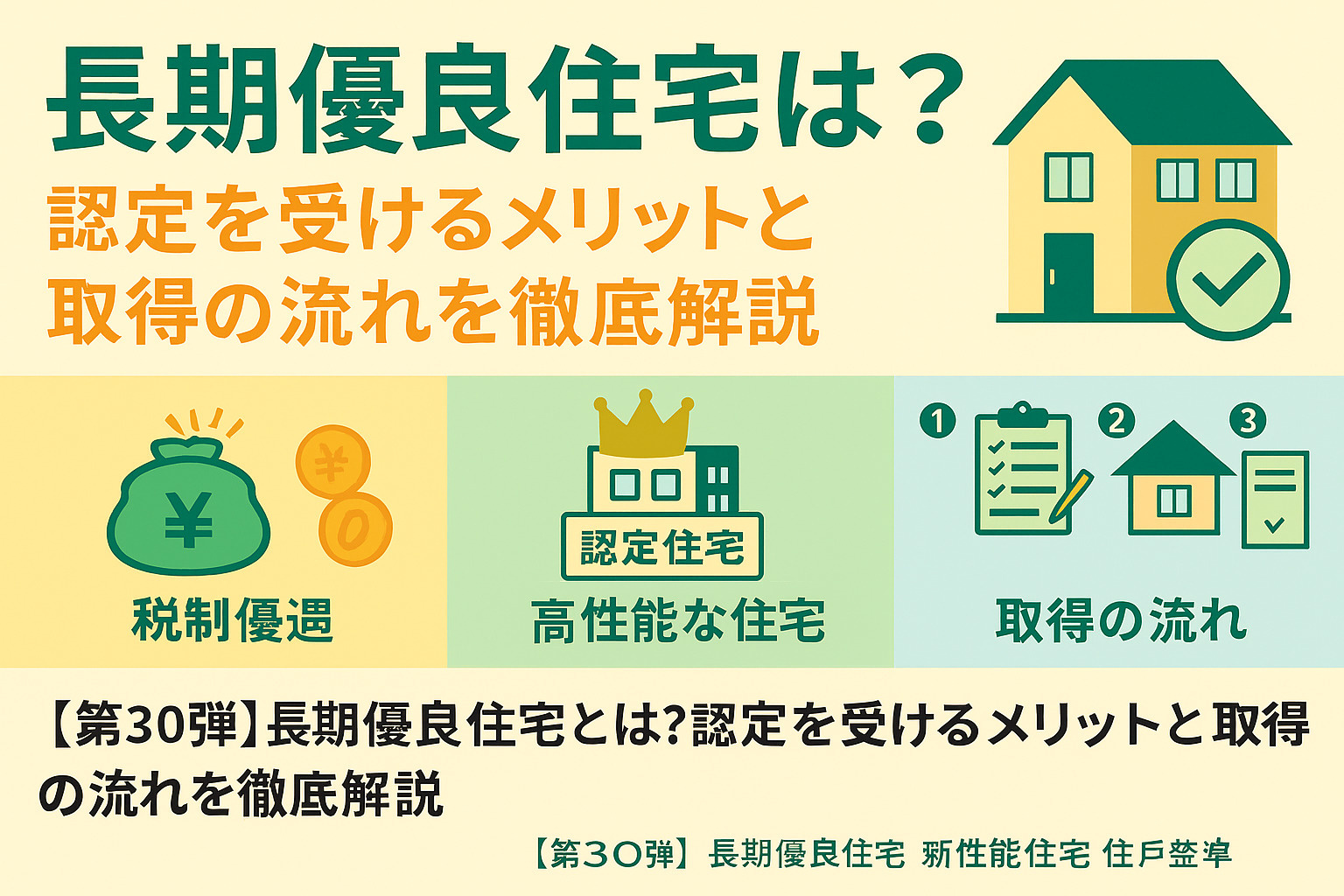 「長期優良住宅とは?認定を受けるメリットと取得の流れを徹底解説」の画像