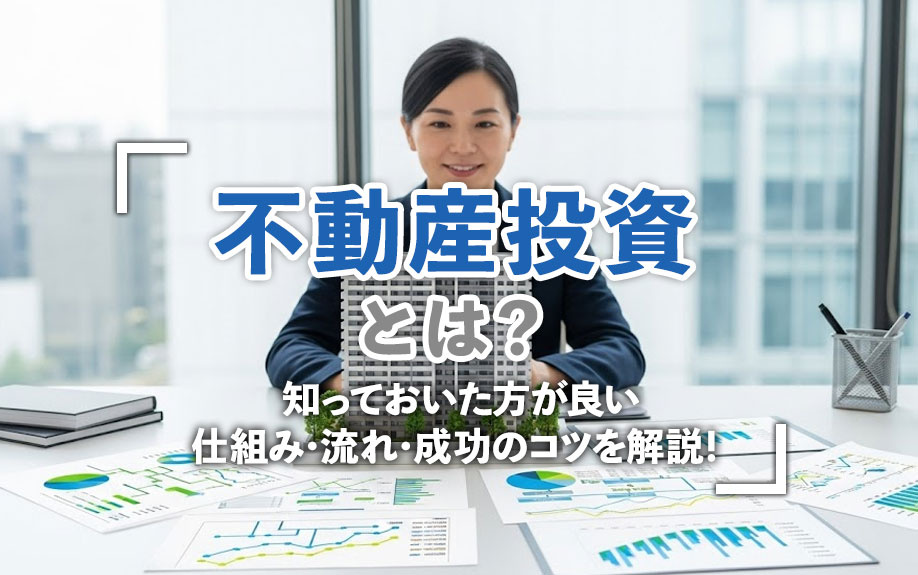 不動産投資とは？知っておいた方が良い仕組み・流れ・成功のコツを解説！の画像