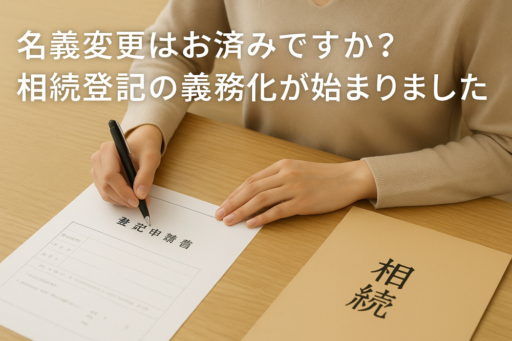 名義変更しないとどうなる？相続登記の義務化と今すぐやるべき対応とはの画像