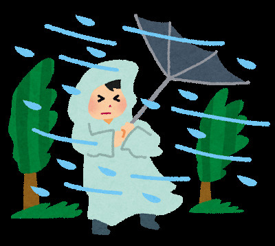 台風時の賃貸入居者注意点は？の画像