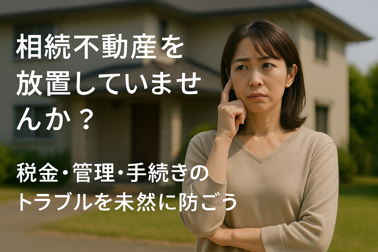 相続不動産を放置していませんか？思わぬトラブルを防ぐ管理と手続きのポイントの画像