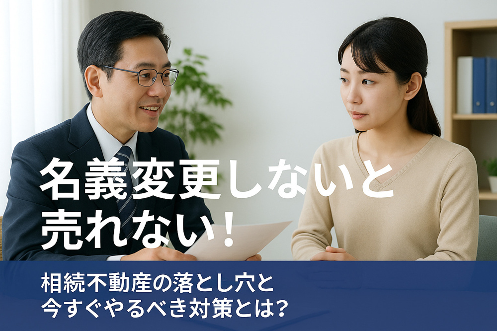 その名義、大丈夫？相続後の名義変更を怠ると起きる不動産トラブルとは？の画像