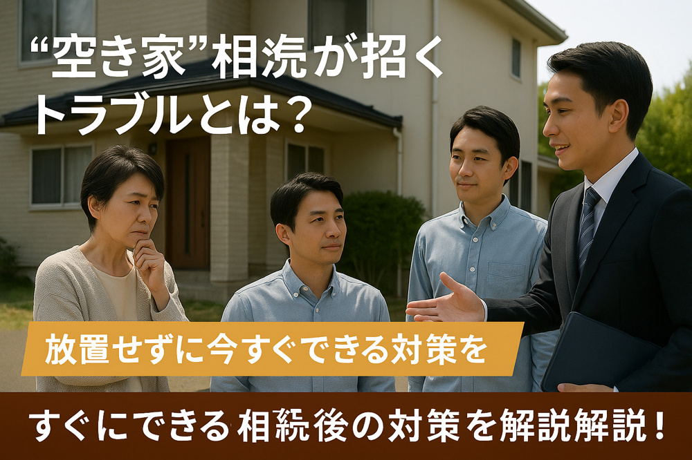 「“空き家”相続が招くトラブルとは？放置せずに今すぐできる対策を解説！」の画像