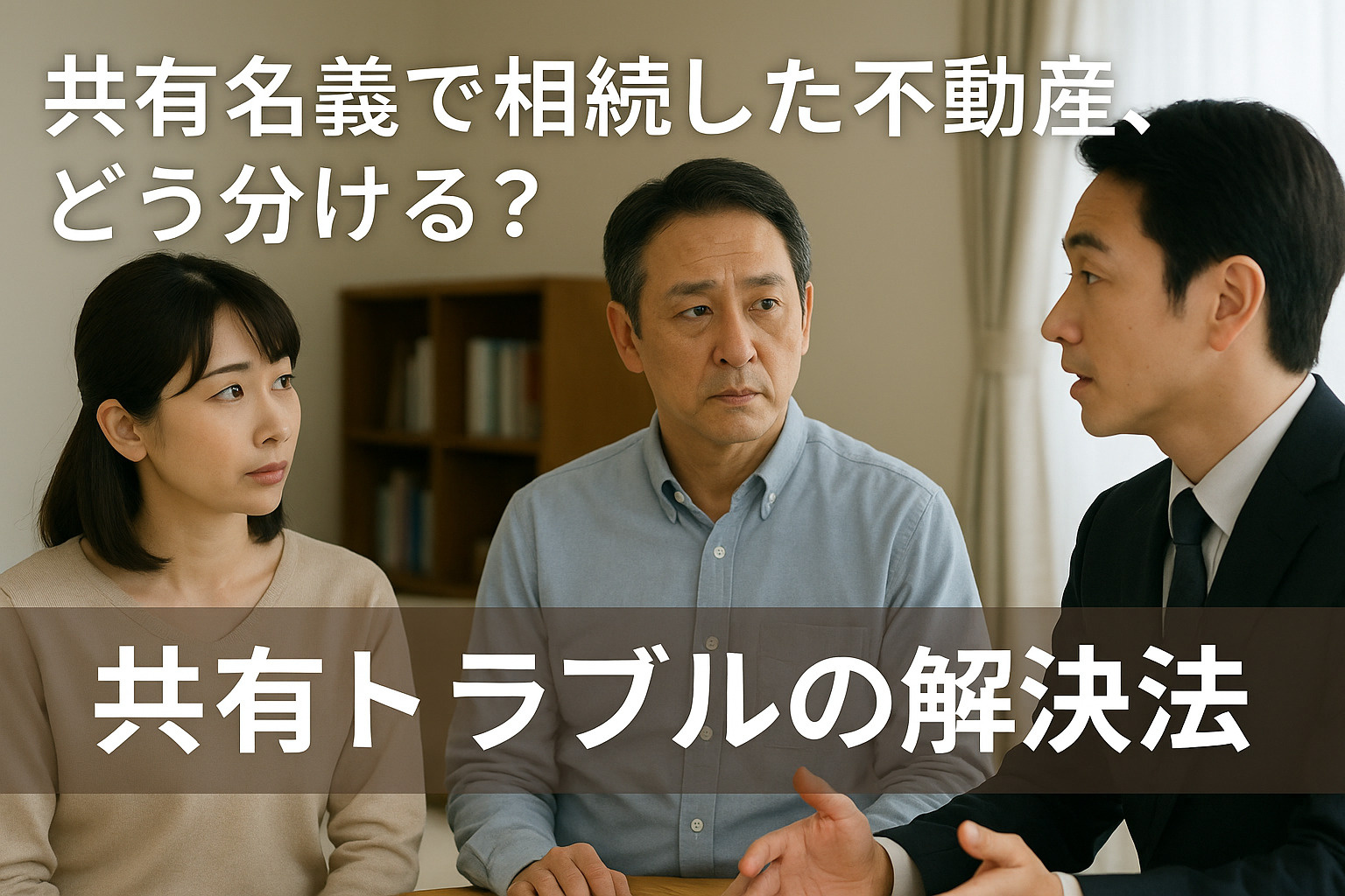 共有名義で相続した不動産、どう分ける？共有トラブルの解決法と売却のコツの画像